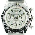 Product:Breitling Chronomat B01 armband stahl - weisses Zifferblatt