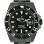 Rolex Submariner PVD schwarz mit schwarzem Zifferblatt