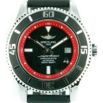 Breitling Superocean - Schwarz Kautschukarmband