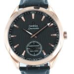 Omega Seamaster Aqua Terra XXL rotgold Leder schwarz