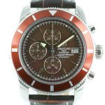 Breitling Superocean Heritage Chrono mit Leder braun