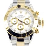 Rolex Daytona stahl/gold - weisses Ziffernblatt