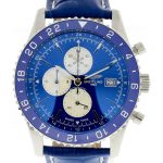 Product:Breitling Chronoliner Royal Blue mit blauem Leder