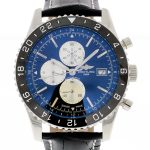 Product:Breitling Chronoliner schwarz mit schwarzem Leder