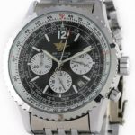 Breitling Navitimer stahl - schwarzes Ziffernblatt