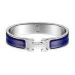 Product:Hermes Clic H ARMBAND silber/dunkelblau