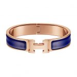 Product:Hermes Clic H ARMBAND rose/dunkelblau