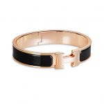 Product:Hermes Clic H ARMBAND rose/schwarz