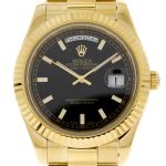 Product:Rolex Day-Date 40mm gelbgold President schwarz