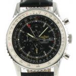 Breitling Old Navitimer Chrono Leder schwarz