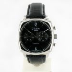 Product:Glashütte Senator Sixties Square Chrono schwarz/schwarz