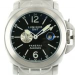 Panerai Luminor GMT Date 44mm stahl/ schwarzes Ziffernblatt