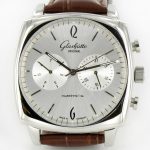 Product:Glashütte Senator Sixties Square Chrono Leder braun