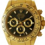 Rolex Daytona gold - schwarzes Ziffernblatt