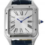 Cartier Santos Dumont Stahl Lederarmband