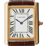 Cartier Tank Solo XL Rosegold Lederarmband