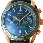 Product:Omega Speedmaster MASTER CHRONOMETER Gold - Blau