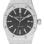 Audemars Piguet Royal Oak frosted schwarz 41mm