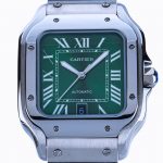 Product:Cartier Santos de Cartier 2023 Zifferblatt grün