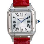 Product:Cartier Santos Dumont rotes Lederband