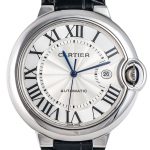 Product:Cartier Ballon Bleu de Cartier mit schwarzem Lederarmband