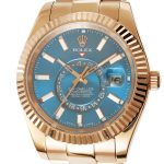 Product:Rolex Sky-Dweller Oyster 42mm Rosegold Zifferblatt petroleum