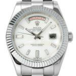 Product:Rolex Day-Date mother of pearl 40mm weiss